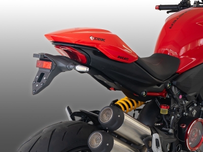 DBK verstellbarer Kennzeichenhalter Ducati Monster V2 / +