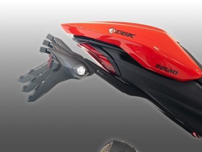 DBK verstellbarer Kennzeichenhalter Ducati Monster V2 / +