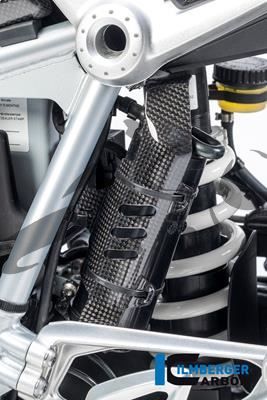 Support Ilmberger en carbone pour laration du rservoir BMW R NineT Racer