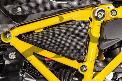 Carbon Ilmberger frame driehoek afdekkap set BMW R 1200 R