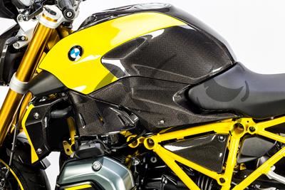 Carbon Ilmberger Seitendeckel unterm Tank Set BMW R 1200 R
