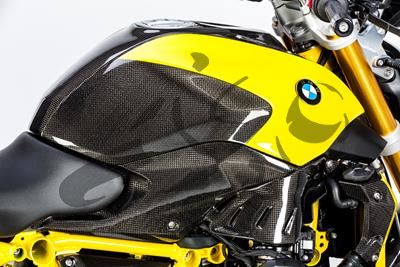 Carbon Ilmberger tank side part set BMW R 1200 R