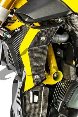 Carbon Ilmberger waterkoelerafdekkingen set BMW R 1200 R