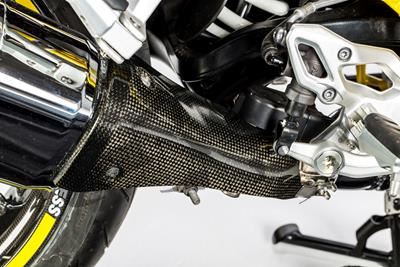 Carbon Ilmberger Uitlaat hitteschild BMW R 1200 RS