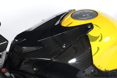 Carbon Ilmberger Tankabdeckung oben mit Gitter BMW S 1000 RR