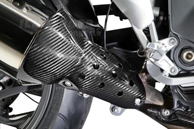 Carbon Ilmberger front exhaust heat shield BMW K 1300 S