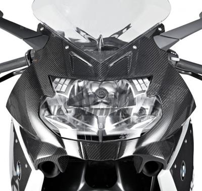 Carbon Ilmberger Verkleidungsabdeckungen am Licht BMW K 1300 S