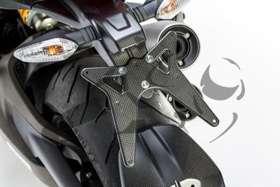 Carbon Ilmberger license plate holder Ducati Monster 1200