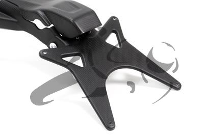Carbon Ilmberger license plate holder Ducati Monster 1200