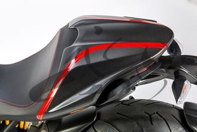 Copri cuscino in carbonio Ducati Monster 1200