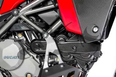 Carbon Ilmberger timing belt cover horizontal Ducati Multistrada 1200
