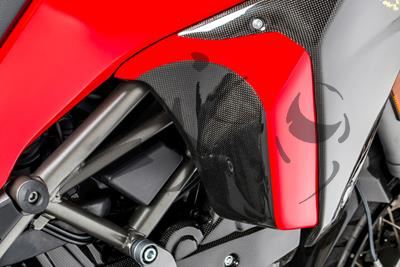 Carbon Ilmberger innere Seitenverkleidung Set Ducati Multistrada 1200 Enduro