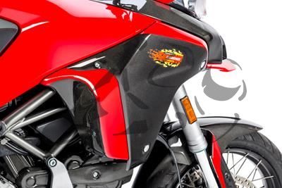 Carbon Ilmberger innere Seitenverkleidung Set Ducati Multistrada 1200 Enduro