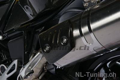 Protection thermique du pot dchappement en carbone Ilmberger BMW F 800 R