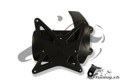 Carbon Ilmberger license plate holder incl. chain guard Ducati Diavel