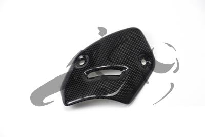 Paracalore scarico Carbon Ilmberger su terminale Ducati XDiavel