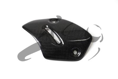 Paracalore scarico Carbon Ilmberger su terminale Ducati XDiavel