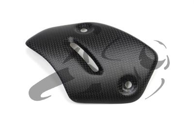 Paracalore scarico Carbon Ilmberger su terminale Ducati XDiavel