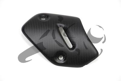 Paracalore scarico Carbon Ilmberger su terminale Ducati XDiavel