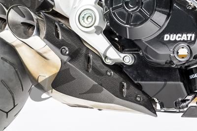 Ilmberger avgasskydd i kolfiber Ducati XDiavel