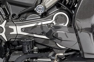 Cubre correa de distribucin 3 piezas carbono Ilmberger Ducati XDiavel