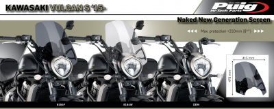 Parabrezza Puig Touring Kawasaki Vulcan S /Cafe