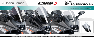 Puig Racing Skiva KTM RC 125