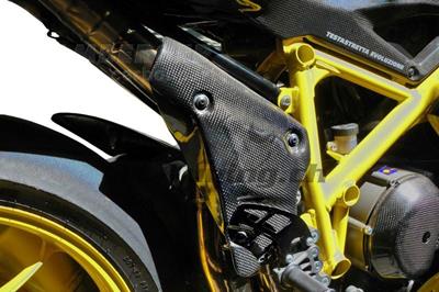 Carbon Ilmberger Vrmeskydd fr avgassystem 2tlg Ducati 848