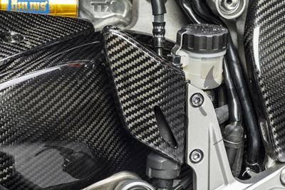 Kit de protection des talons en carbone Ilmberger Honda CBR 1000 RR