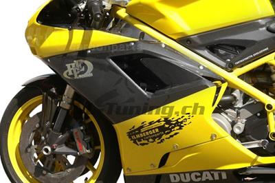 Juego paneles laterales carbono Ilmberger Ducati 848