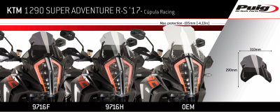 Puig Racing Vindruta KTM Super Adventure 1290