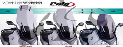 Puig Scooterscheibe V-Tech Sport BMW C 650 Sport