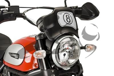 Puig Retro Frontplatte Ducati Scrambler Full Throttle