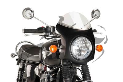 Puig Retro Voorkuip carbonstyle Triumph Thruxton 1200