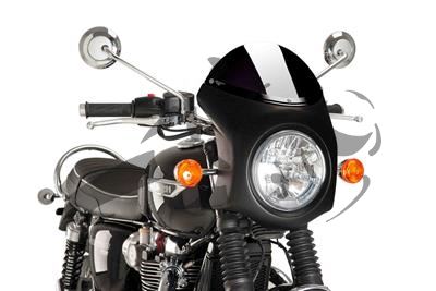 Puig Retro Voorkuip carbonstyle Triumph Thruxton 1200