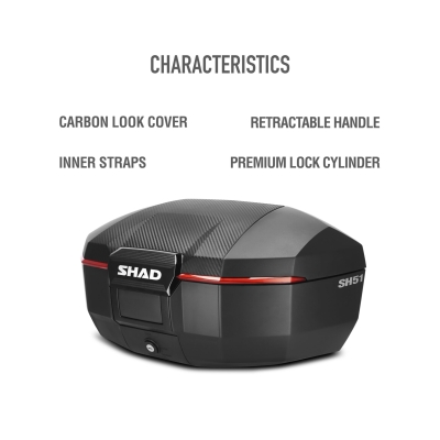 SHAD Topbox SH51 Kawasaki Z125