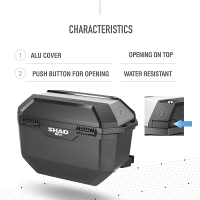 SHAD Seitenboxen Kit Terra TR27 Voge 525 DSX