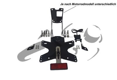 Evotech Kennzeichenhalter Aprilia Shiver 750