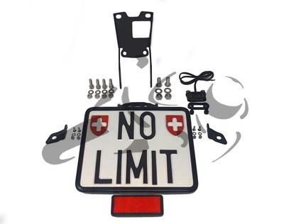 Evotech Kennzeichenhalter Aprilia Shiver 750