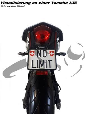 Evotech Kennzeichenhalter Ducati Monster 696