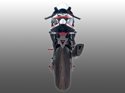 DBK verstellbarer Kennzeichenhalter Aprilia Tuono V4