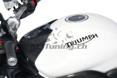 Couvercle de rservoir suprieur en carbone Ilmberger Triumph Speed Triple 1050