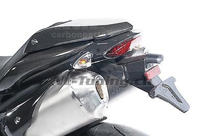 Support de plaque dimmatriculation carbone Ilmberger Triumph Speed Triple 1050