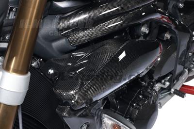 Carbon Ilmberger waterkoeler afdekset Triumph Speed Triple 1050