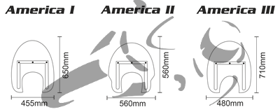 Custom Acces Touring Vindruta America Softail Blackline