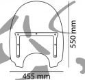 Custom Acces parabrisas Highway Honda VT 750 Black Widow
