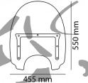 Custom Acces Touring windscherm Highway Honda VT 1100