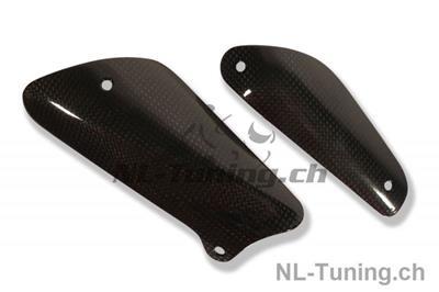 Carbono Ilmberger escape proteccin contra el calor de 2 piezas MV Agusta Brutale 910