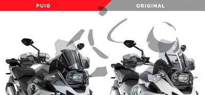 Parabrezza regolabile elettronicamente Puig BMW R 1250 GS