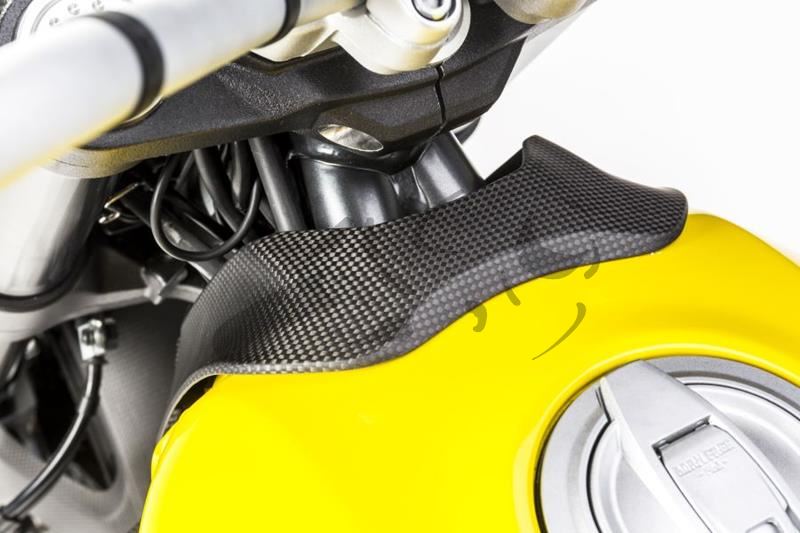 Carbon Ilmberger Upper Tank Cover Ducati Scrambler Desert Sled